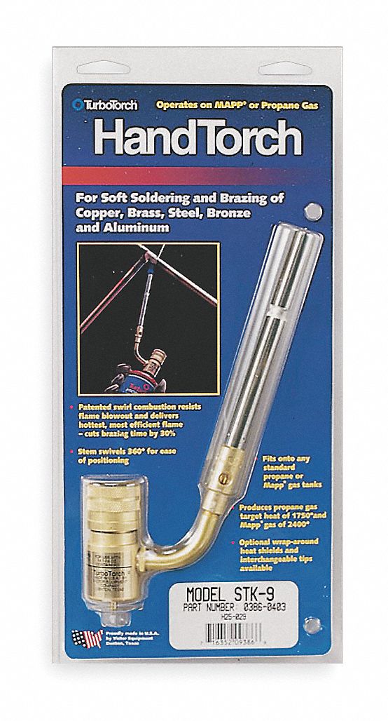 EXTREME STK-9 HAND TORCH KIT, WITH PRESSURE REGULATOR/ST-3 TIP.