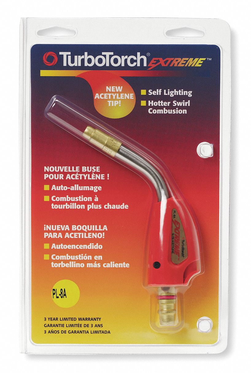 SELF IGNITING TORCH TIP, SWIRL FLAME, TRIGGER-START, FOR G-4/PLF-A5, 5/16 IN