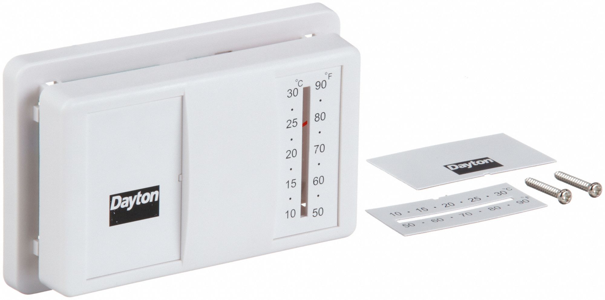 Low Volt NP Analog Tstat Heat, Rectangle