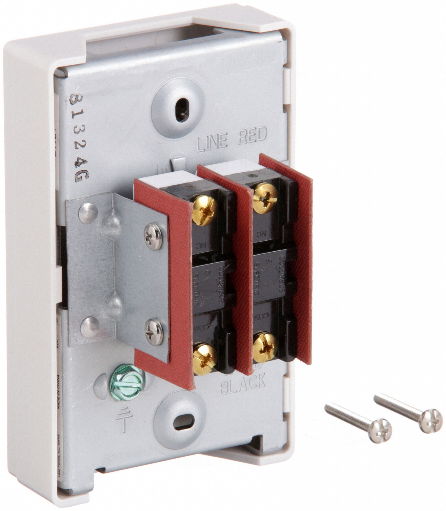 DAYTON Line Volt Mechanical Tstat: Electric Heating, Analog - 4PU48