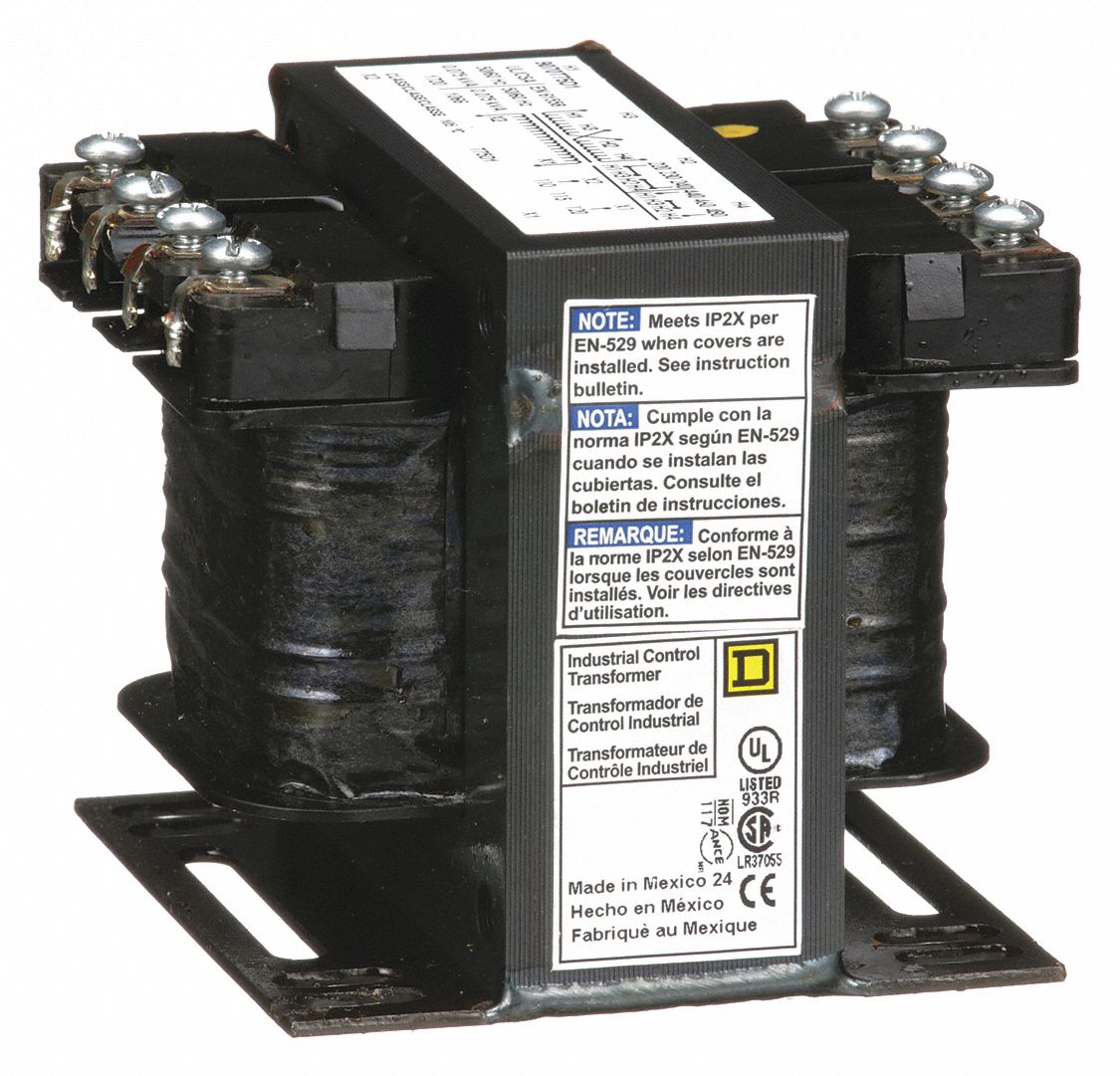 SQUARE D, 240V AC/480V AC, 120V AC, Control Transformer - 4R894 ...