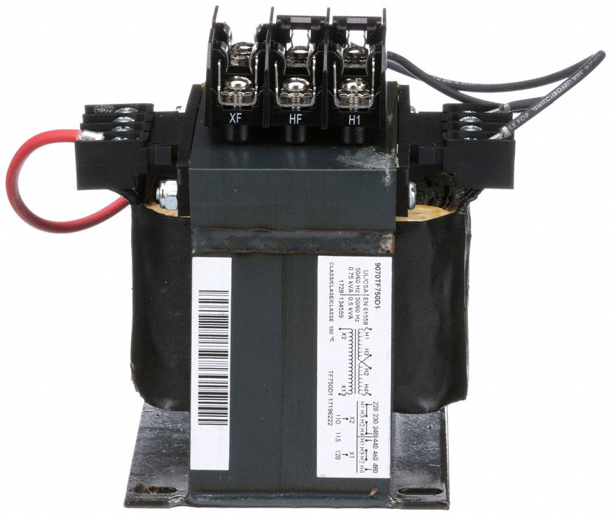 Square D 9070KF50D1 .50 220-480V 3" Industrial Control Transformer 