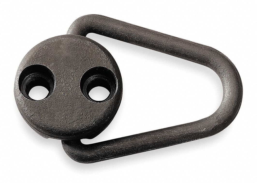 BoltOn Hoist Ring, 5/16 (2 PLCS) Thread Size, 2000 lb Working Load Limit, 180° Pivot Grainger