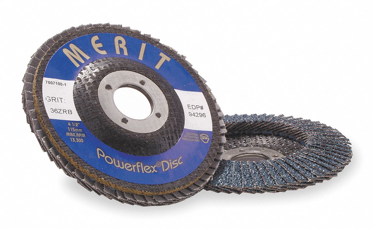 4RA83 - Arbor Flap Disc 4-1/2 36 Extra Coarse