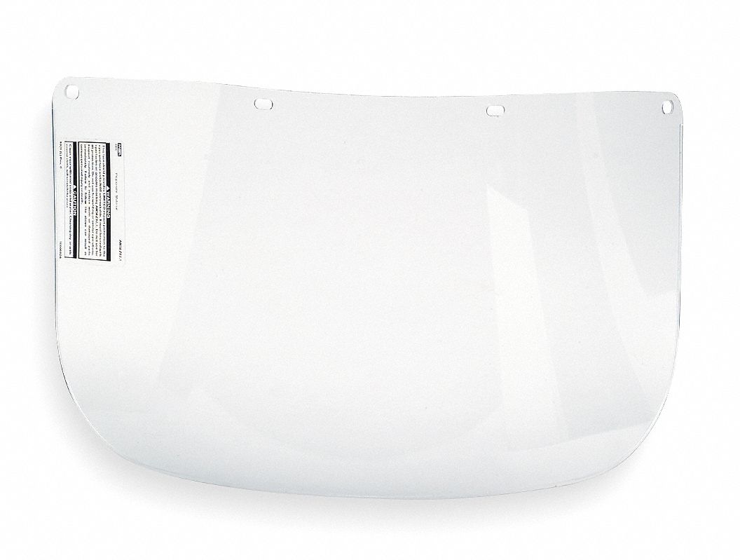 MSA, Clear, Polycarbonate, Faceshield Visor - 4RB30|10017934 - Grainger