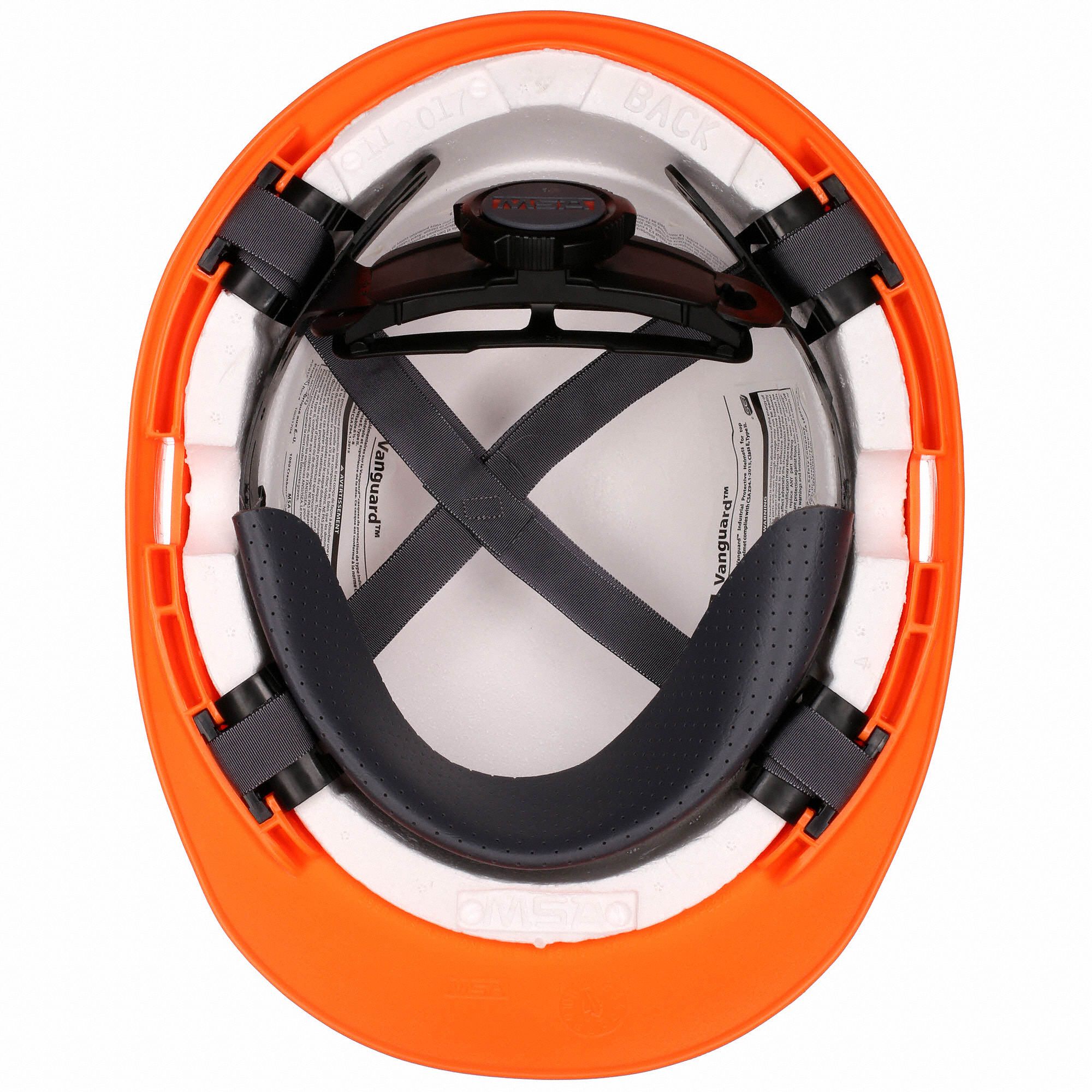 MSA Front Brim, Hard Hat, Type 2, Class E ANSI Classification, Vanguard ...