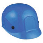 NON-SLOTTED BUMP CAP, VENTED, POLYETHYLENE, FRONT BRIM, PINLOCK, BLUE, SIZE 6½ TO 8