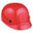 BUMP CAP, CSA Z94.1-2005, TYPE 1, CLASS E, PE, 4-PT PINLOCK, FRONT BRIM, RED