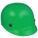 BUMP CAP, CSA Z94.1-2005, TYPE 1, CLASS E, PE, 4-PT PINLOCK, FRONT BRIM, GREEN