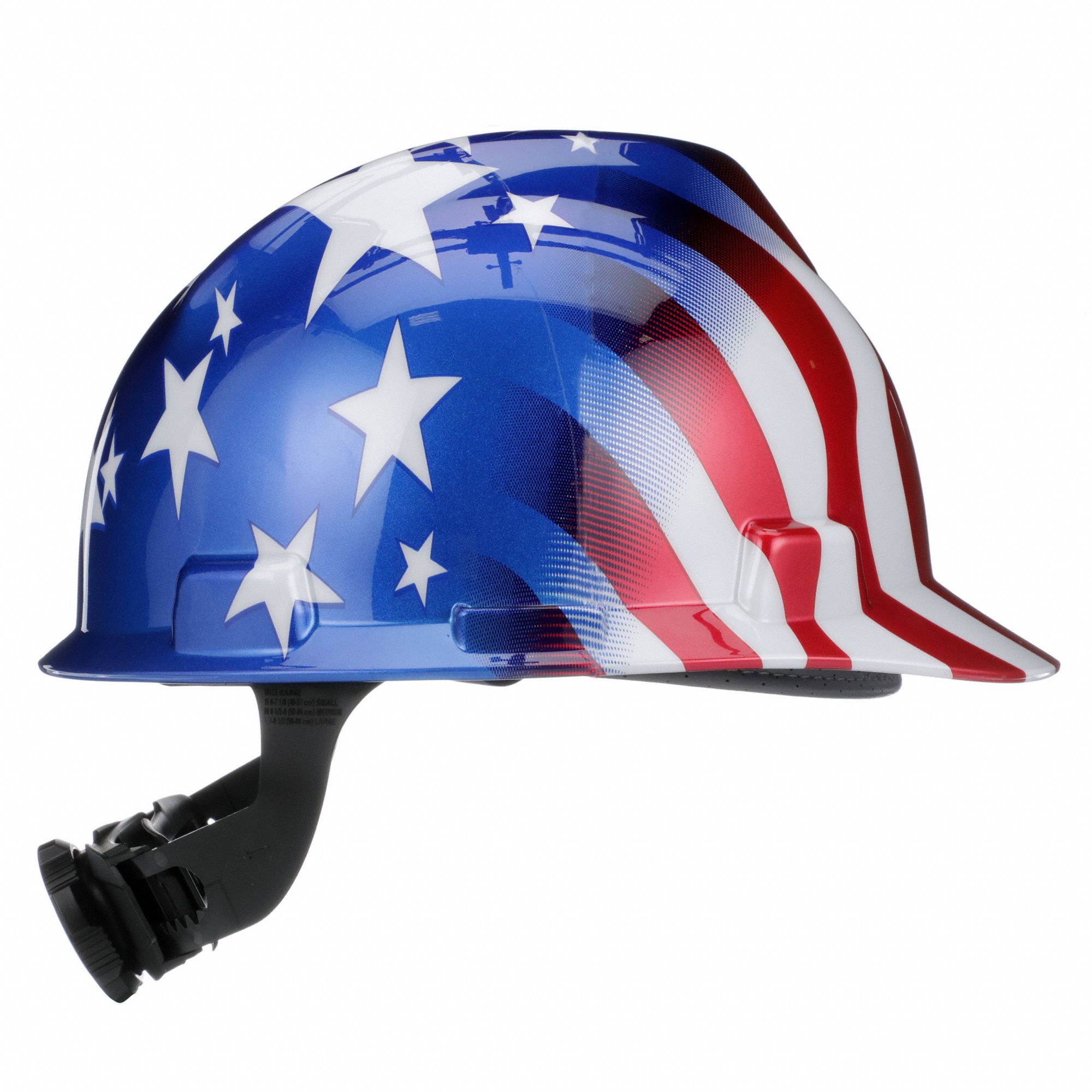 MSA Safety Works 10052945 USA Patriotic Hard Hat by Safety Works 