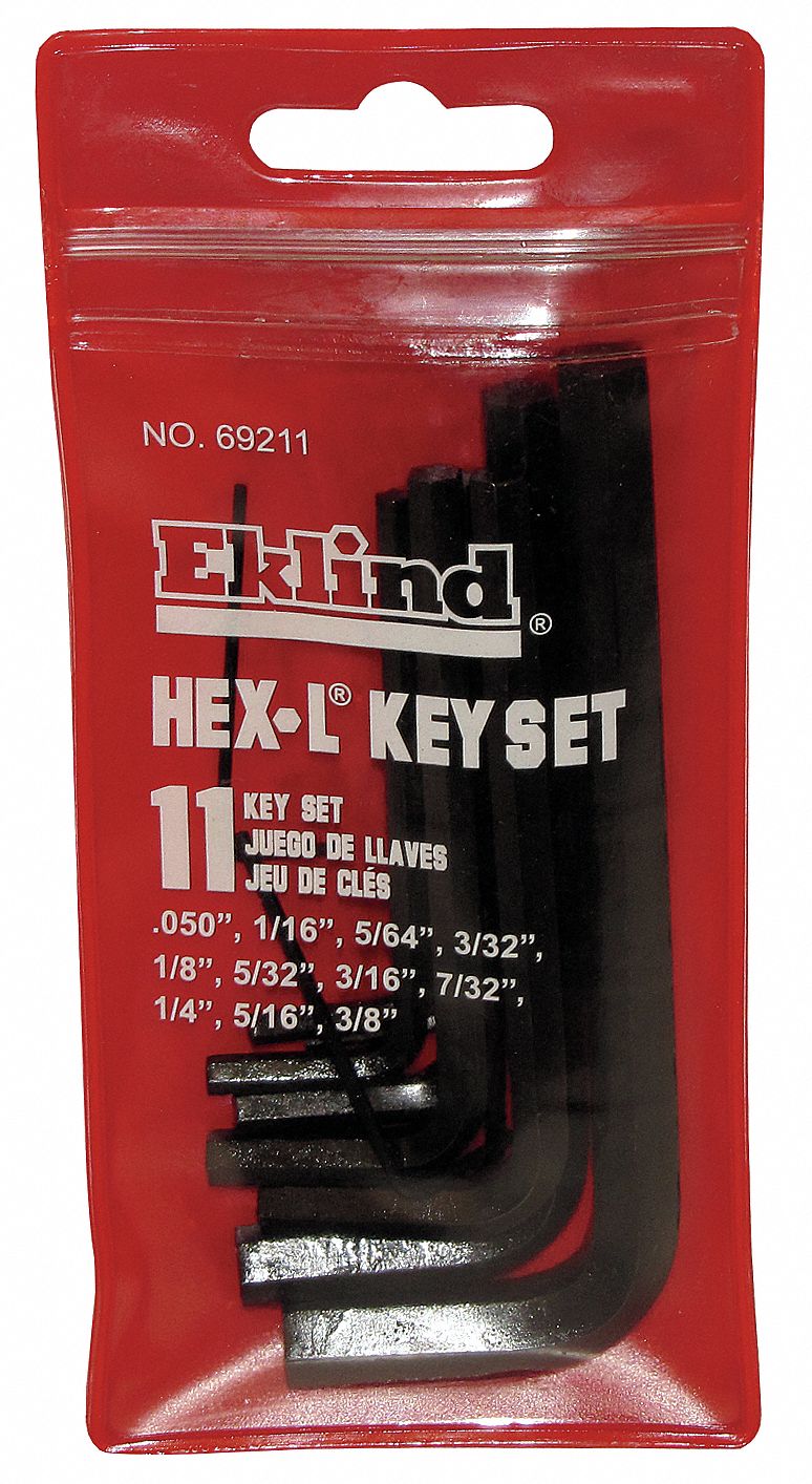 HEX KEY SET,11 PCS,L SHAPE