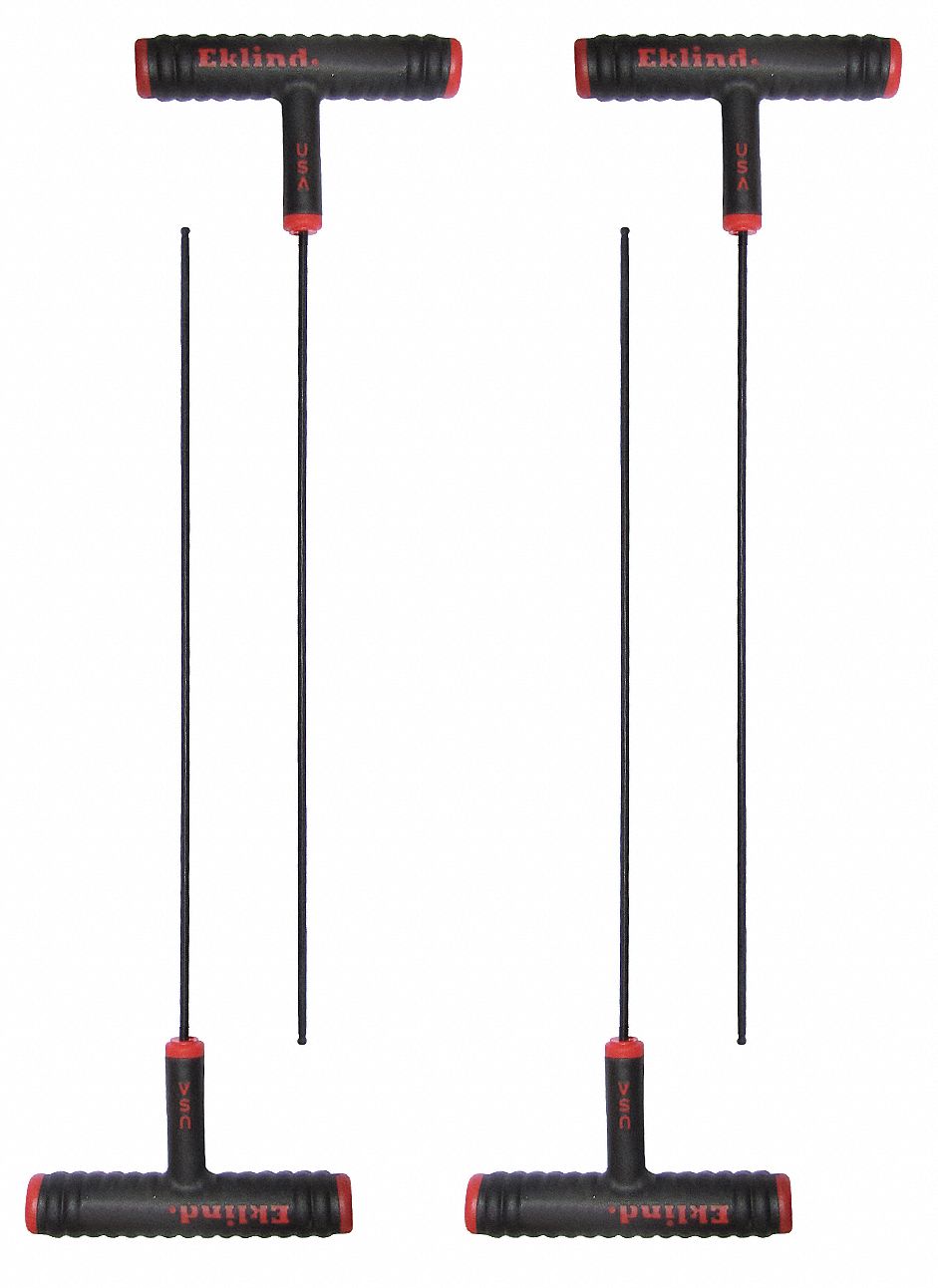 BALL END HEX KEY,TIP SIZE 1/4",PK4