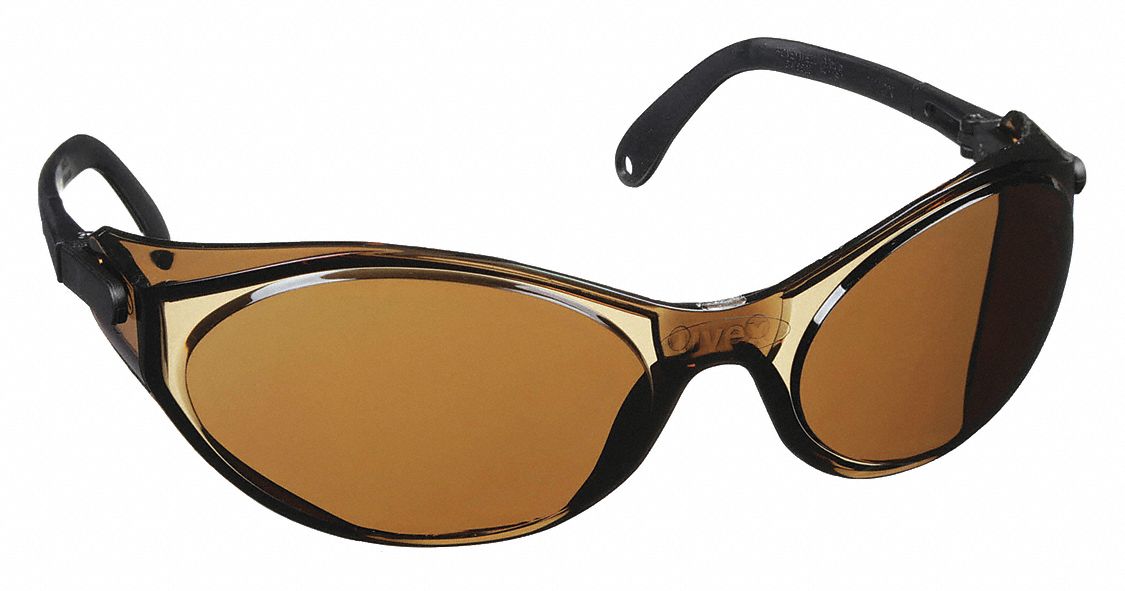 HONEYWELL UVEX, Espresso, Black, Safety Glasses 4RC01S1731 Grainger