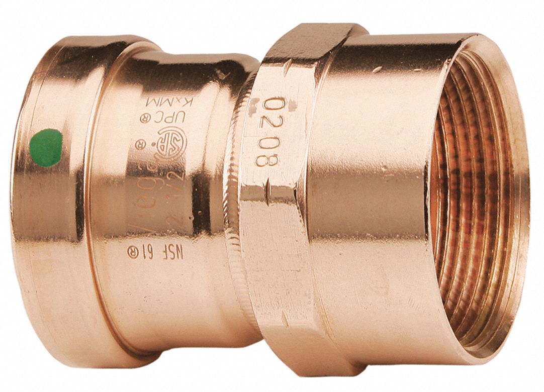 VIEGA PROPRESS XL Adapter Copper, PressFit x FNPT, 3 in Copper Tube