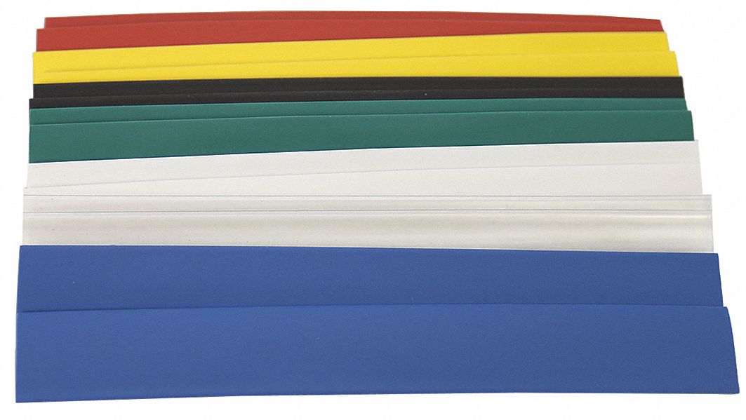 POWER FIRST Heat Shrink Tubing Kit, Thin Wall, Material Polyolefin