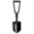 FOLDING SHOVEL W/SERRATED EDGE