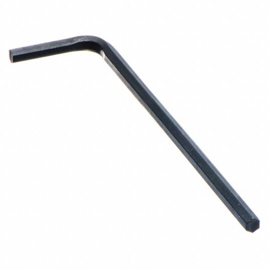 EKLIND Hex Key: 0 Ball Ends, 0.9 mm Tip Size, Metric, Short, Alloy Steel,  Black Oxide, 10 PK