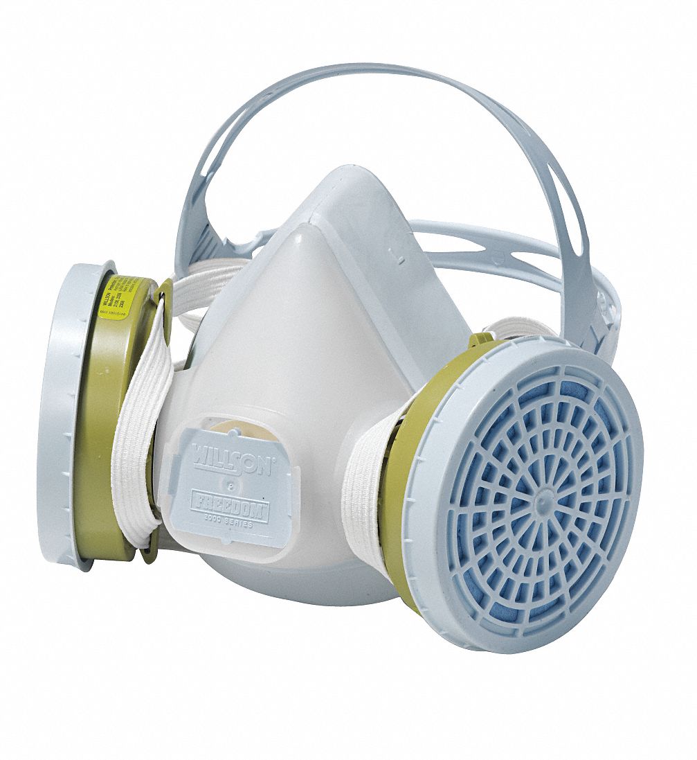 HONEYWELL NORTH, Freedom, 2 Cartridges Included, Half Mask Respirator