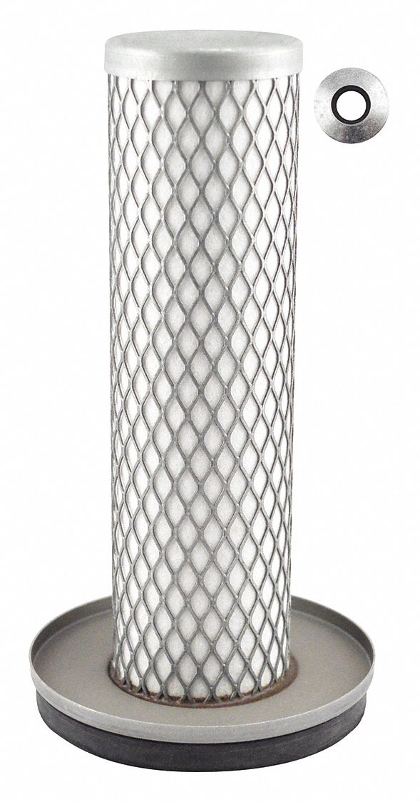 Automotive Air Filter: Round-Oval, Engine, Round, Axial Seal, 2 3/8 in Outside Dia