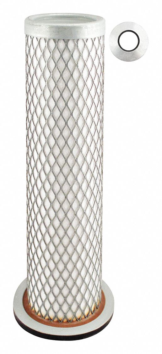 Automotive Air Filter: Round-Oval, Engine, Round, Axial Seal, 2 23/32 in Outside Dia