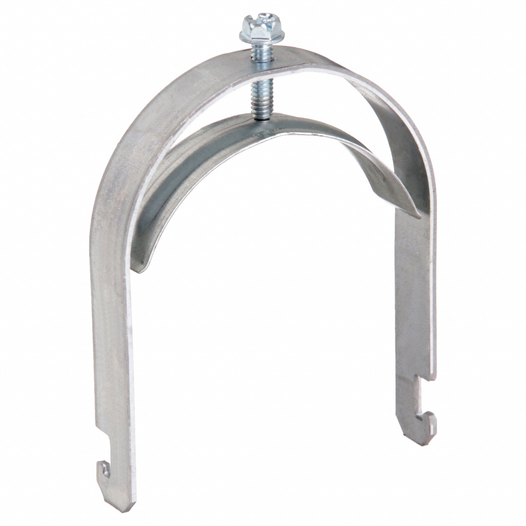 SUPPORT DE MONTAGE DE JAMBE DE FORCE, ACIER, 4 3/4 PO LONGUEUR, 3 3/4 PO LARGEUR, ARGENT