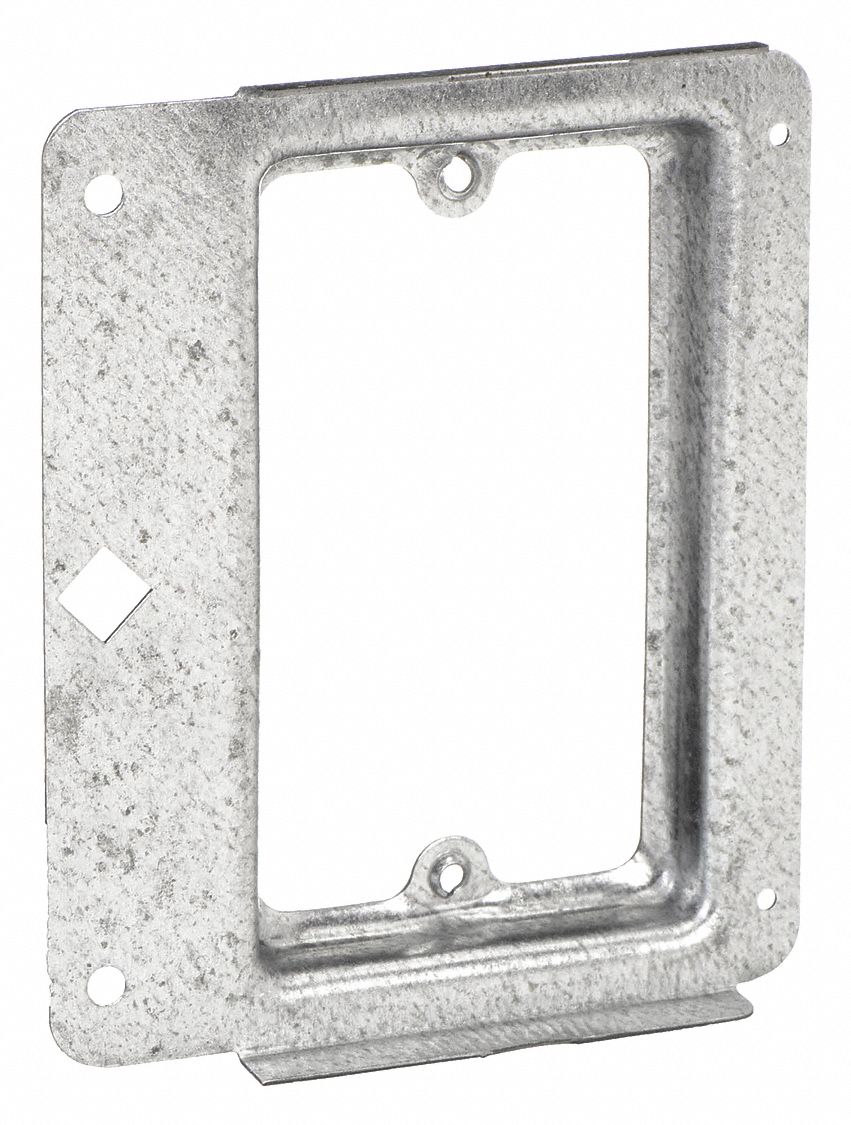 COMMUNICATION MOUNTING BRACKET, BOX SUPPORT BRACKET, STEEL, SILVER