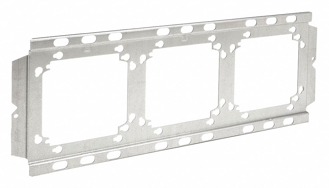 MOUNTING BRACKET, BOX MOUNTING BRACKET, PRE-GALVANIZED STEEL, SILVER