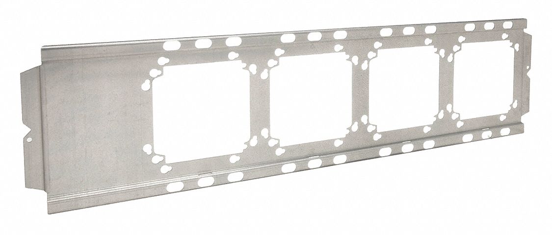 MOUNTING BRACKET, BOX MOUNTING BRACKET, PRE-GALVANIZED STEEL, SILVER, BB8-24