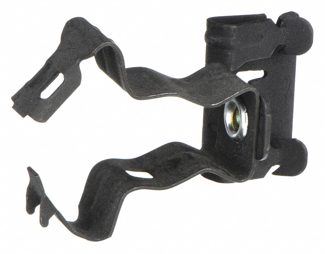 BEAM CLIP WITH CONDUIT AND PIPE HANGER, HAMMER-ON, 14/2 AWG TO 10/4 AWG, ⅜ IN TRADE SIZE, BLACK
