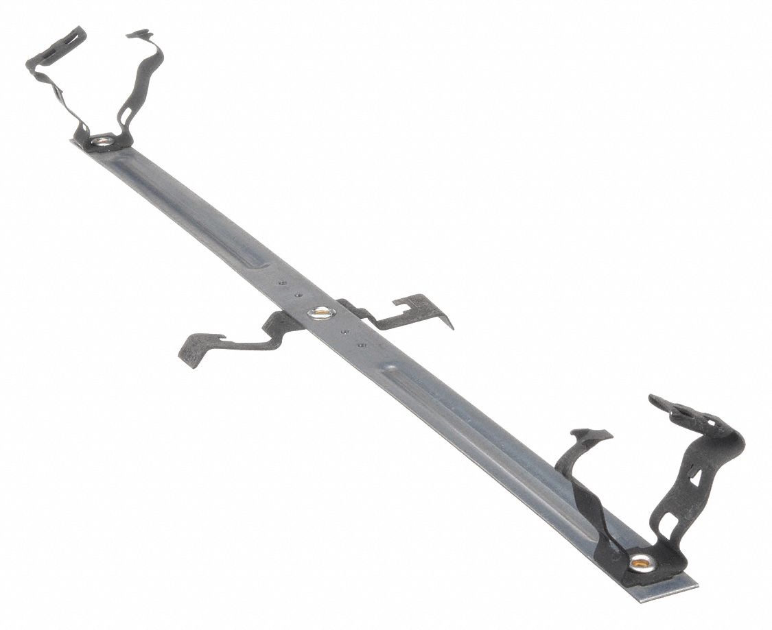 Box/Conduit Threaded Rod Hanger: 1/2 in_3/4 in Trade Size, EMT/RMC, 3/8 in Rod Size