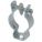 CONDUIT AND CABLE HANGER, SCREW-ON, 1 IN TRADE SIZE, STEEL, BL1420