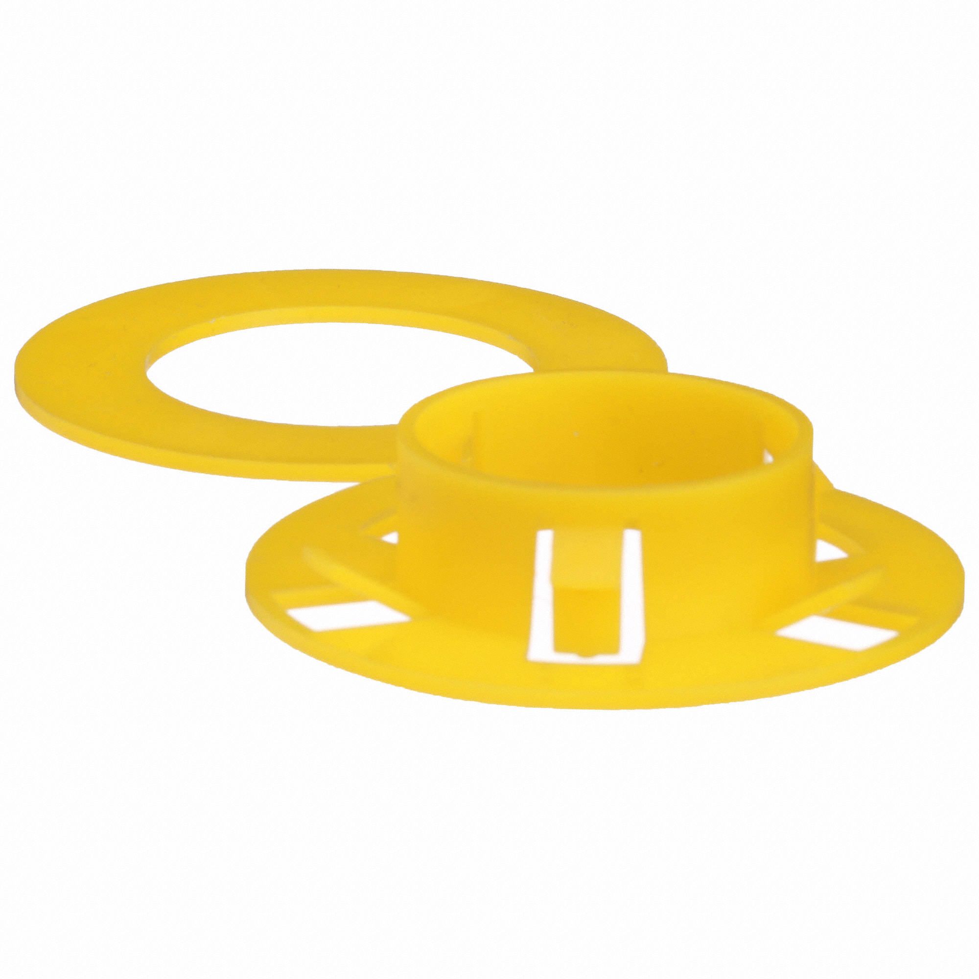 BLINE BY EATON Metal Stud Grommet Snapin Grommet, Neoprene, Yellow, 1 in Inside Dia., 1.34 in