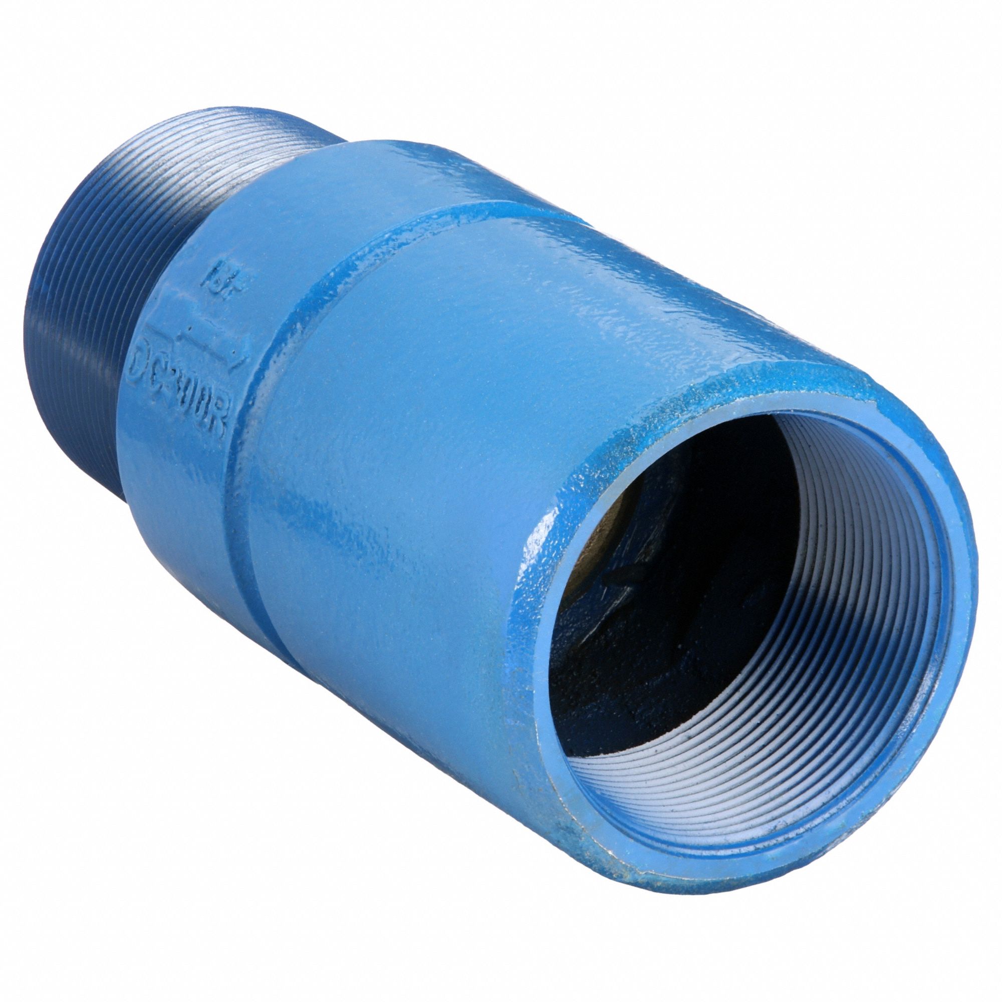 SPRING CHECK VALVE, INLINE VALVE BODY, 3 IN PIPE, MNPT X FNPT, DUCTILE IRON, MALE, NPT