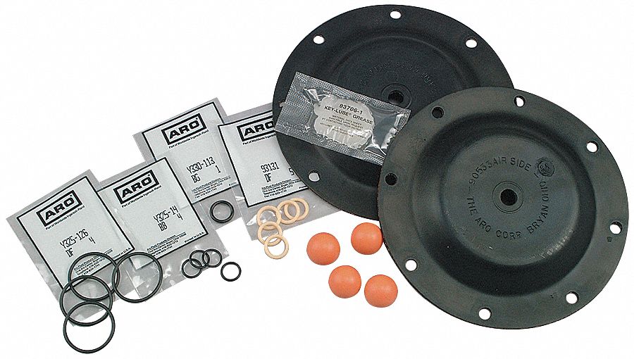 ARO 637124-22 Fluid Section Service Kit with Nitrile Balls & Diaphragms