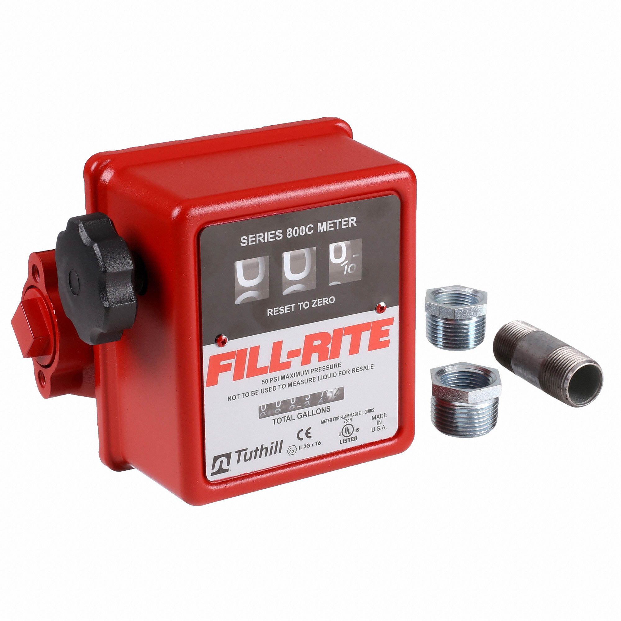 FILLRITE 5 to 20 gpm Liquid Mechanical Flowmeter 4RP91807C1 Grainger