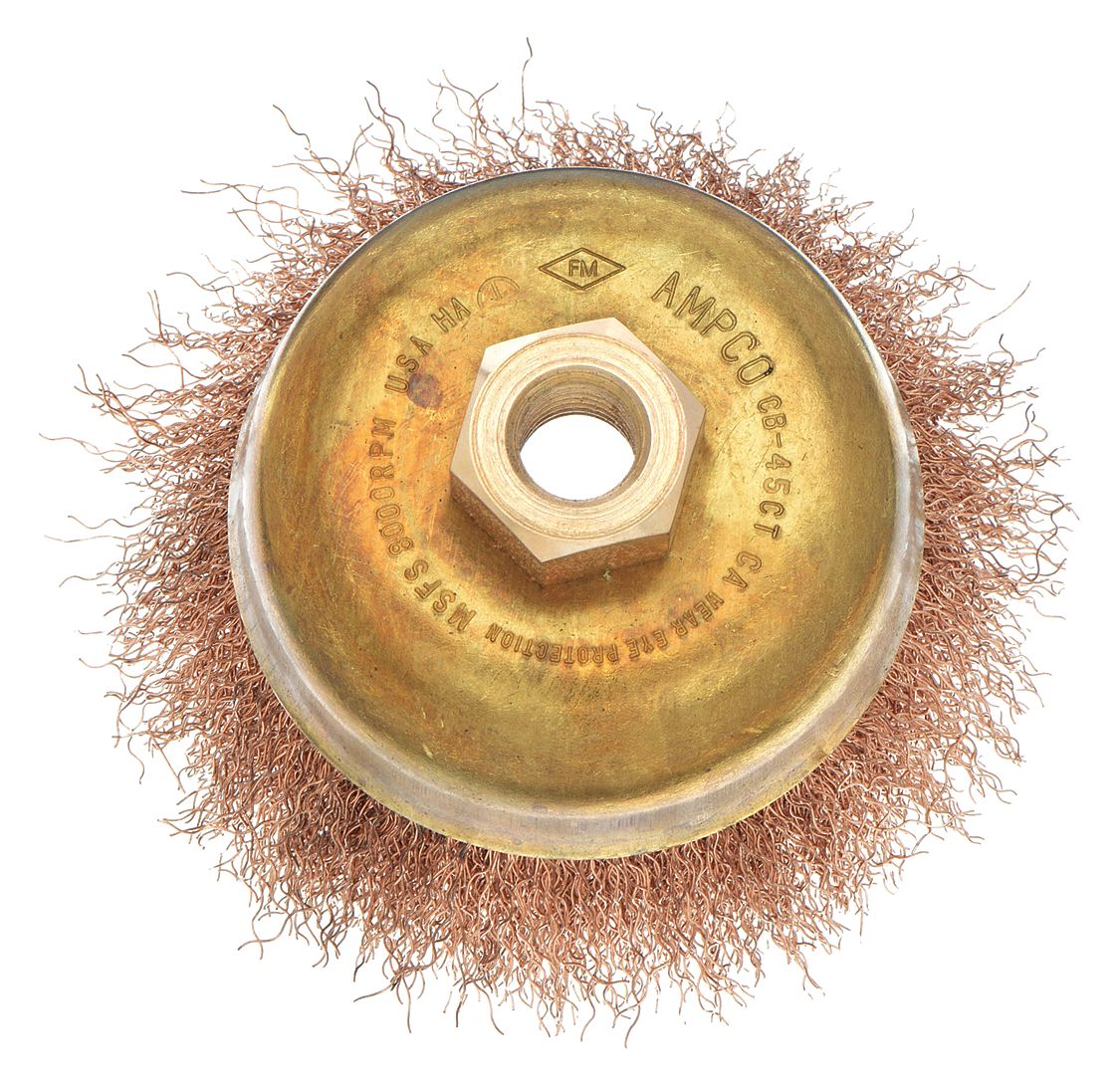 Crimped Wire Cup Brush, 3 In., 0.014 In.