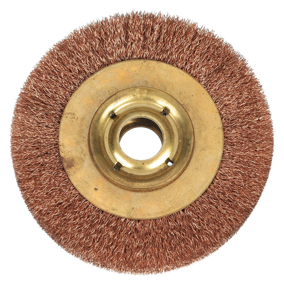 Crimped Wire Wheel Brush, 6 In., 1 In. W