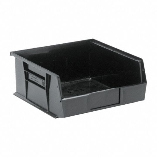 QUANTUM STORAGE SYSTEMS ESD Conductive Bin 11 in x 10 7/8 in x 5 in