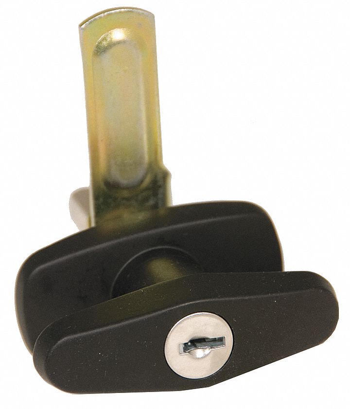 GRAINGER APPROVED Cam, Locking, Cam Latch, 1 19/32 in, Black Powder