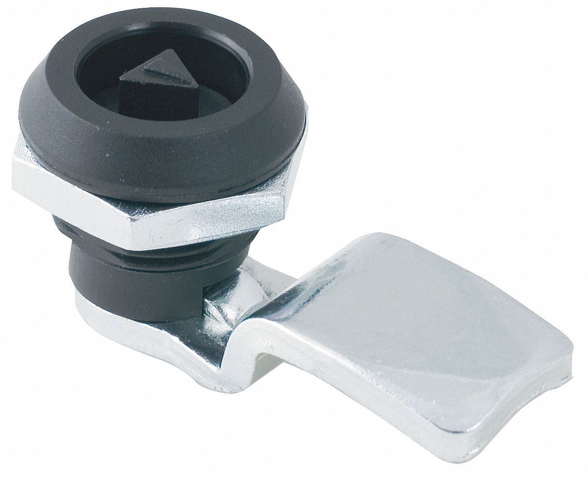 Cam, Locking, Cam Latch, 1 3/32 in, Black Powder Coated Grainger