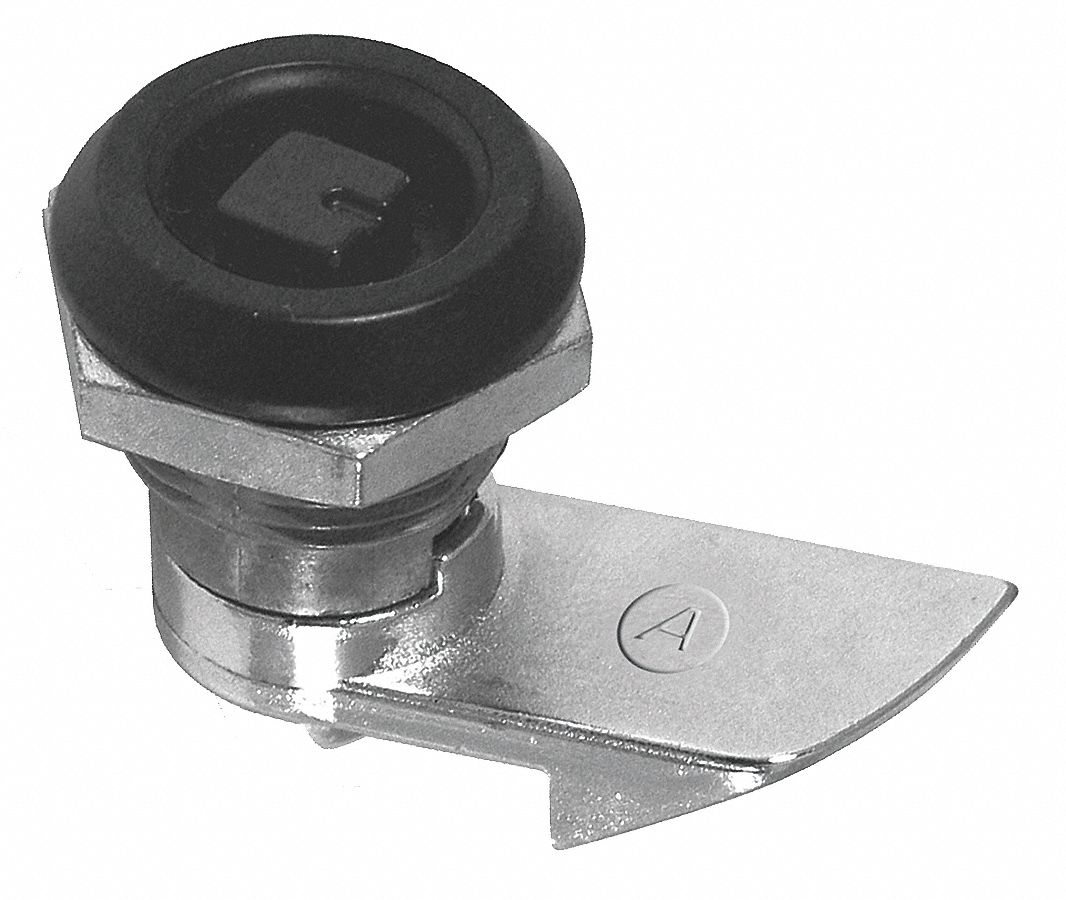 Cam, Locking, Cam Latch, 1 3/32 in, Black Powder Coated Grainger