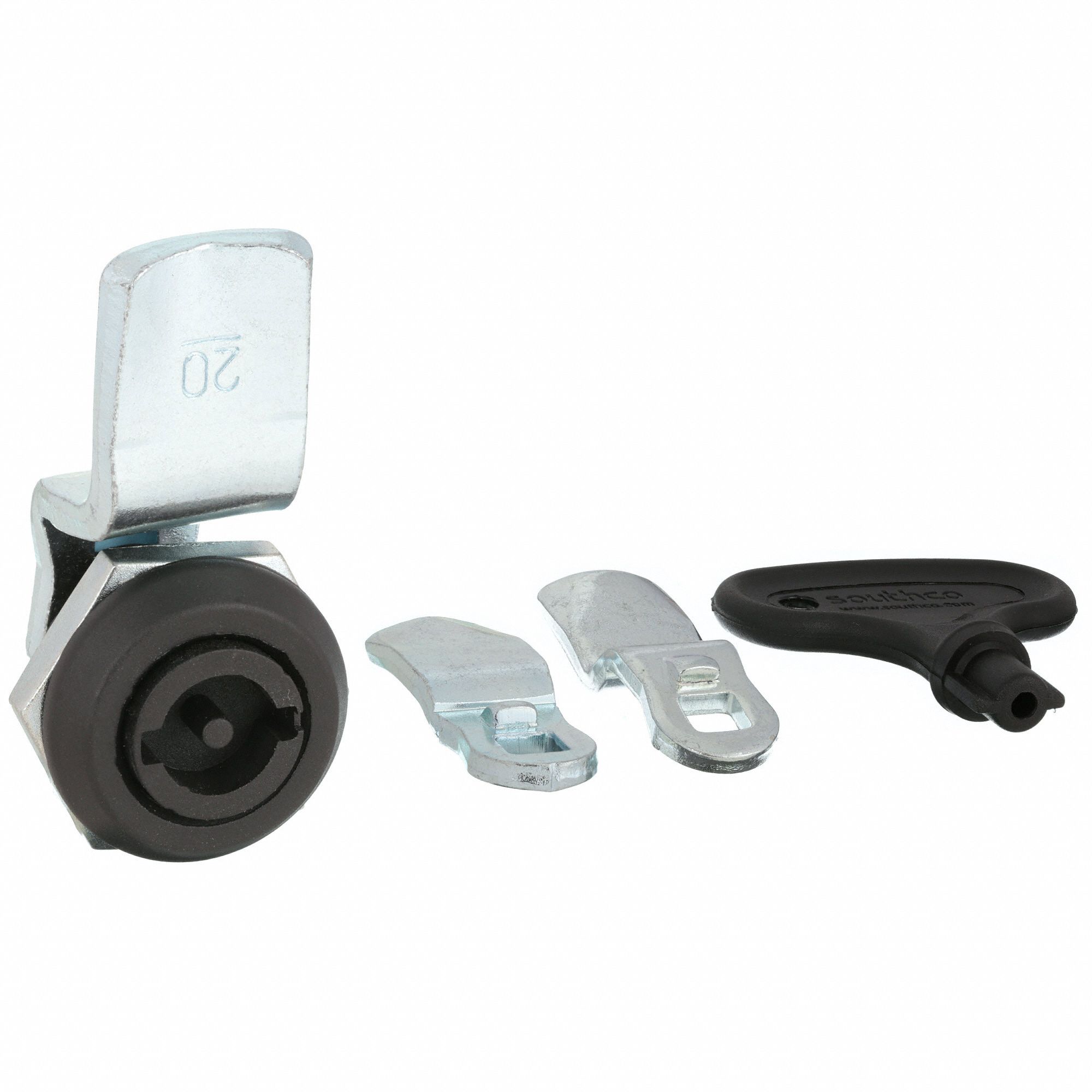 GRAINGER APPROVED Cam, Locking, Cam Latch, 1 3/32 in, Black Plastic