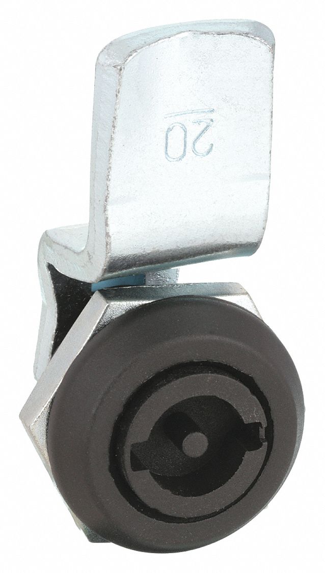 Black Steel Cam Lock Latch Quarter Turn (for Electric  