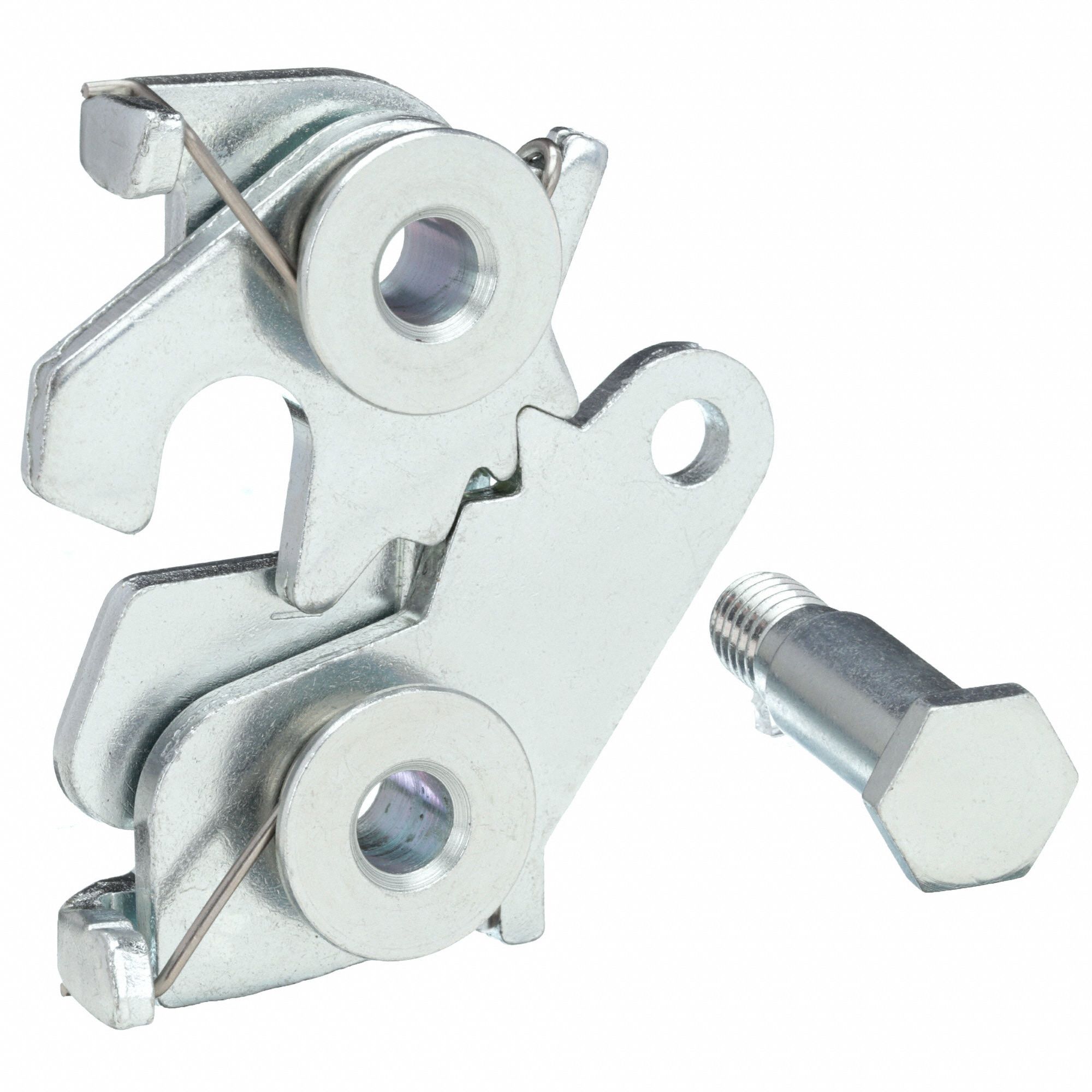 GRAINGER APPROVED Rotary, Nonlocking, Rotary Latch, 2 3/8 in, Zinc