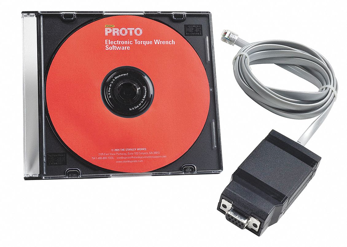 PROTO, Torque Wrench Software and Connection 4RUG9JH6000SW Grainger