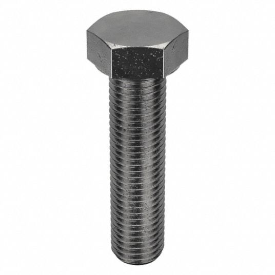 Steel, Black Oxide, Hex Head Cap Screw - 4RUJ2|4RUJ2 - Grainger