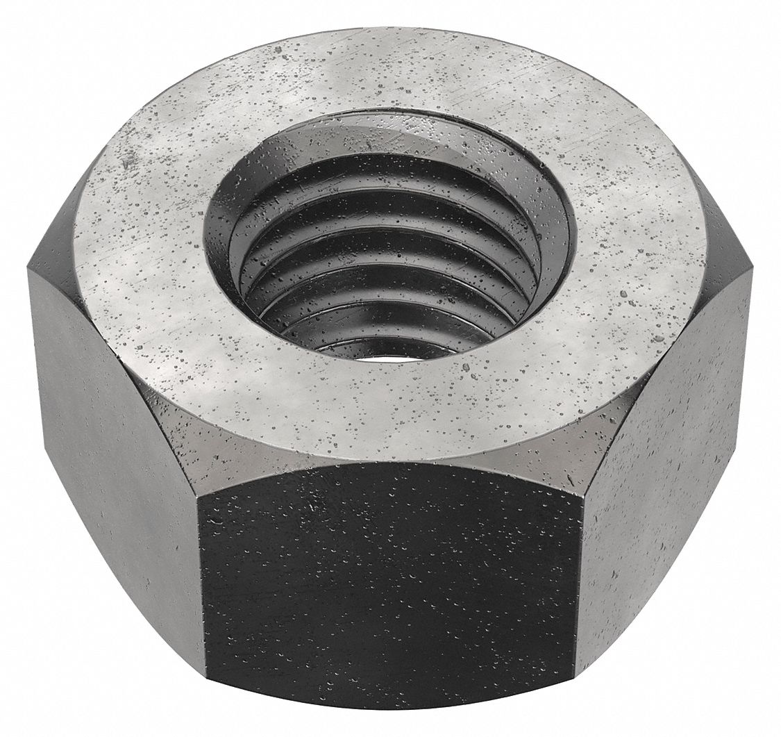 2H Heavy Hex Nuts, Plain Steel Heavy Hex Nuts