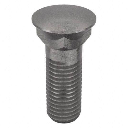 Steel, Grade 8, Plow Bolt 4RWJ34RWJ3 Grainger