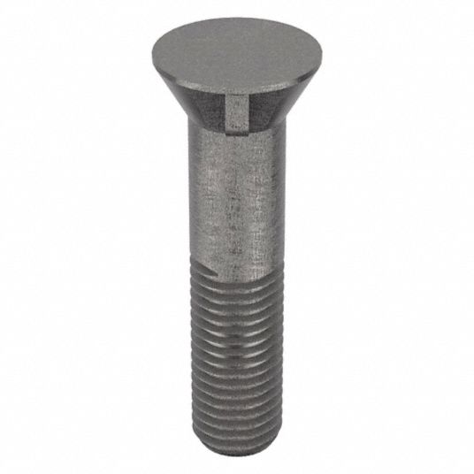 GRAINGER APPROVED 3/4"10 Alloy Steel Bucket Tooth Plow Bolt, Grade 8