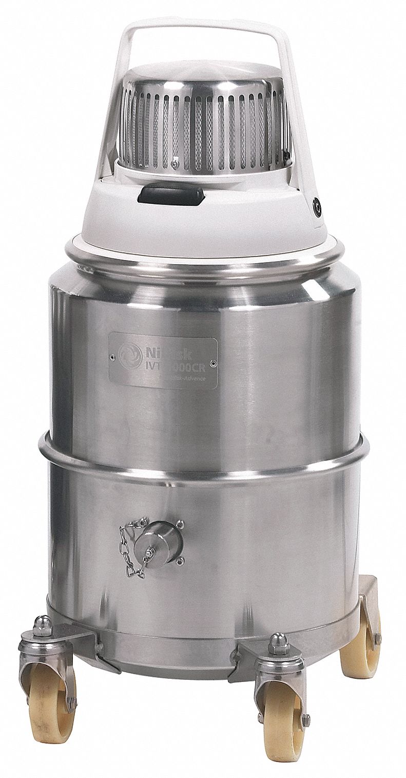 NILFISK Critical Area Vacuum, ULPA Vacuum Filtration Type, 3.25 gal